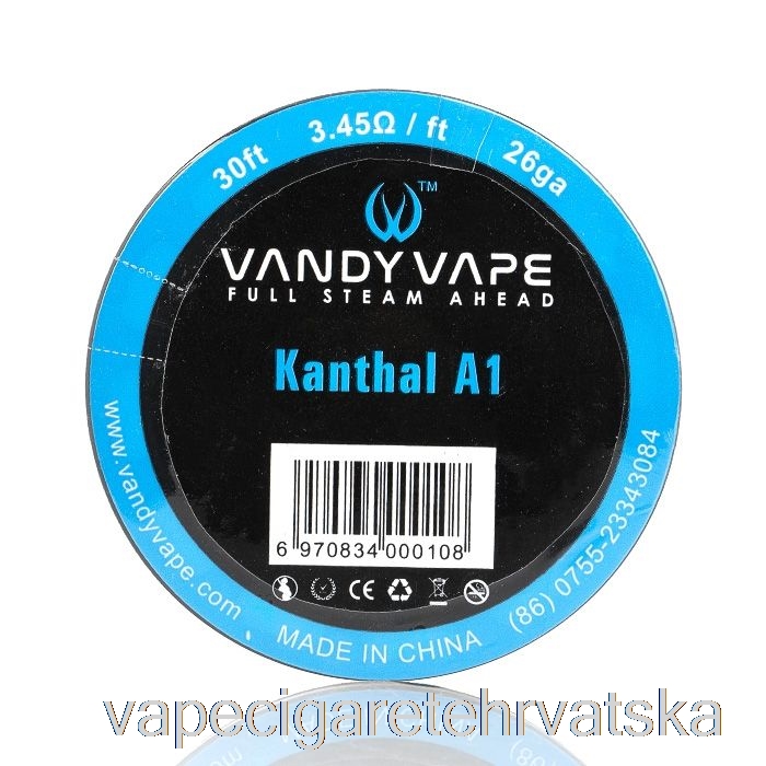 Vape Cigarete Vandy Vape Specijalne Namotaje žice Kanthal A1 - 26ga / 3.45ohm - 30ft